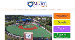 Desktop Screenshot of kiwanismiracleleague.org