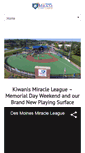 Mobile Screenshot of kiwanismiracleleague.org